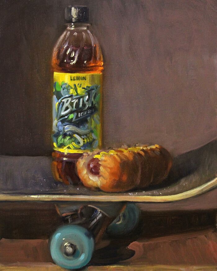 Meet Noah Verrier's Hyperrealistic Oil Paintings Of Food