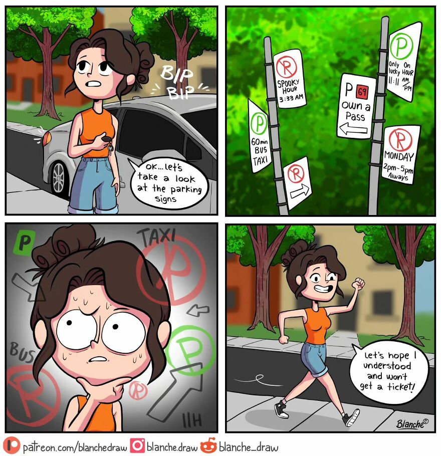 New Funny Comics Created By Blanche With Unexpected Endings