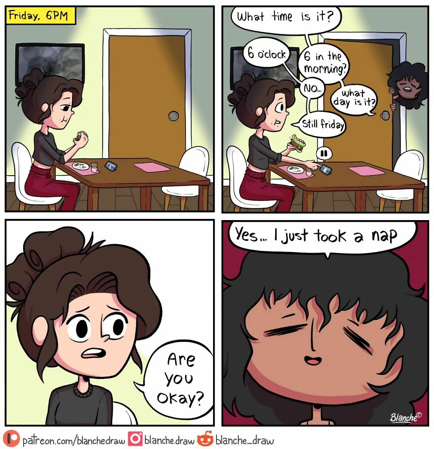 New Funny Comics Created By Blanche With Unexpected Endings