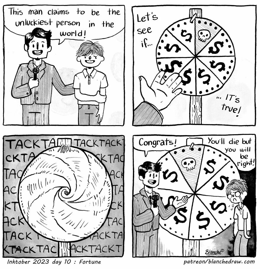 New Funny Comics Created By Blanche With Unexpected Endings