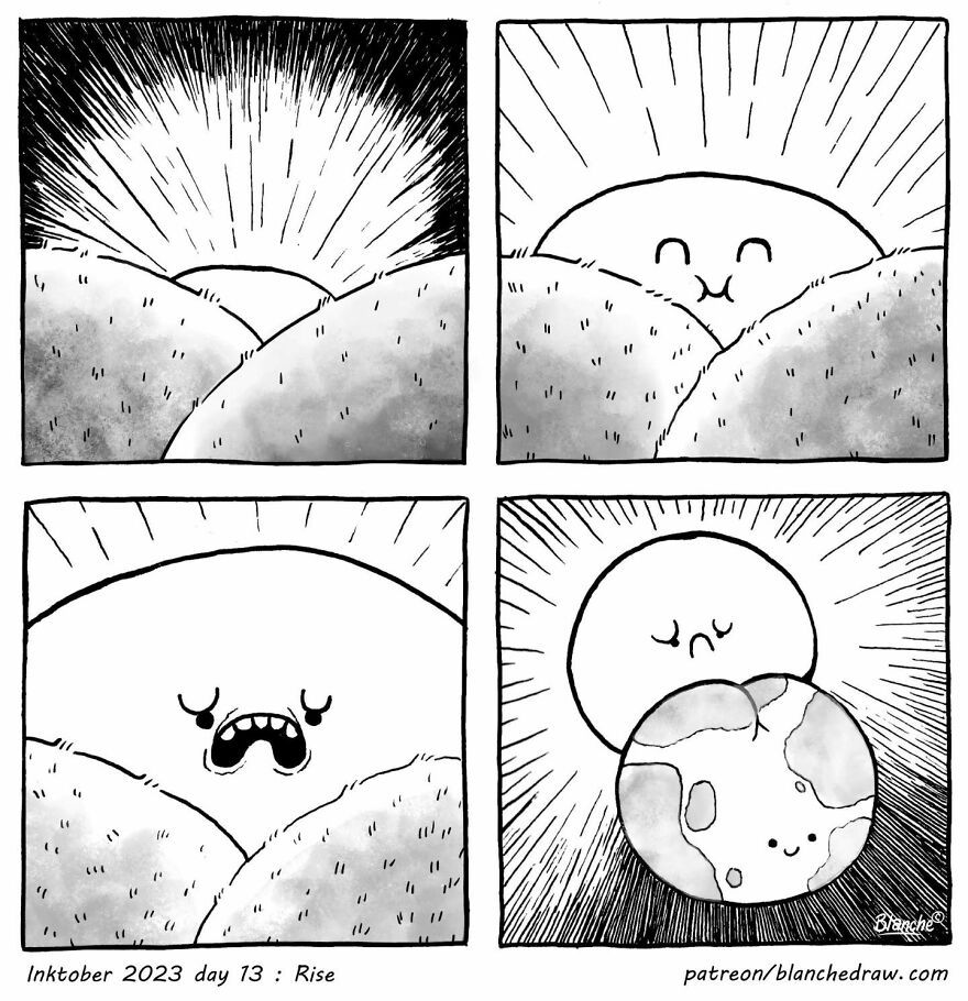 New Funny Comics Created By Blanche With Unexpected Endings