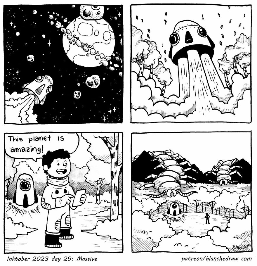 New Funny Comics Created By Blanche With Unexpected Endings