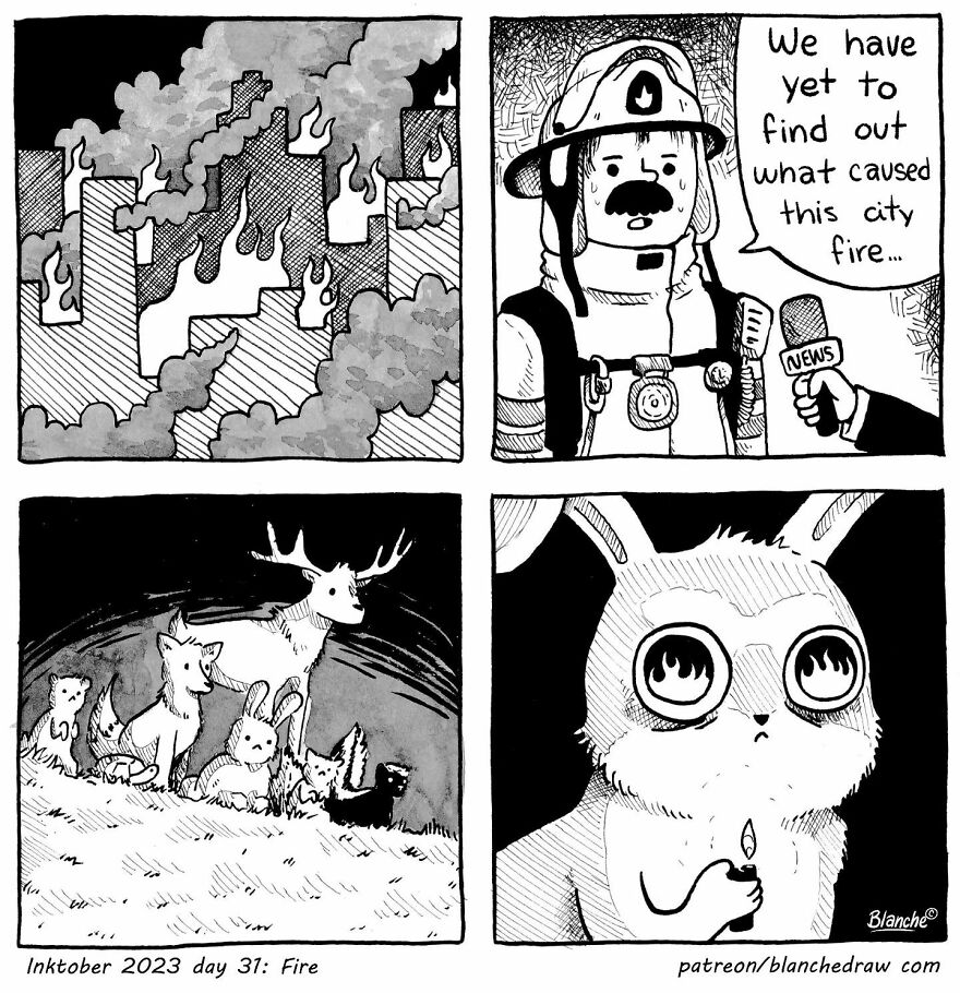 New Funny Comics Created By Blanche With Unexpected Endings