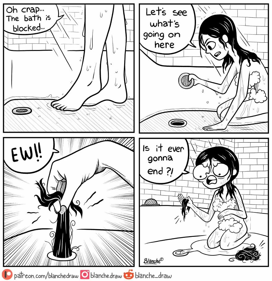 New Funny Comics Created By Blanche With Unexpected Endings