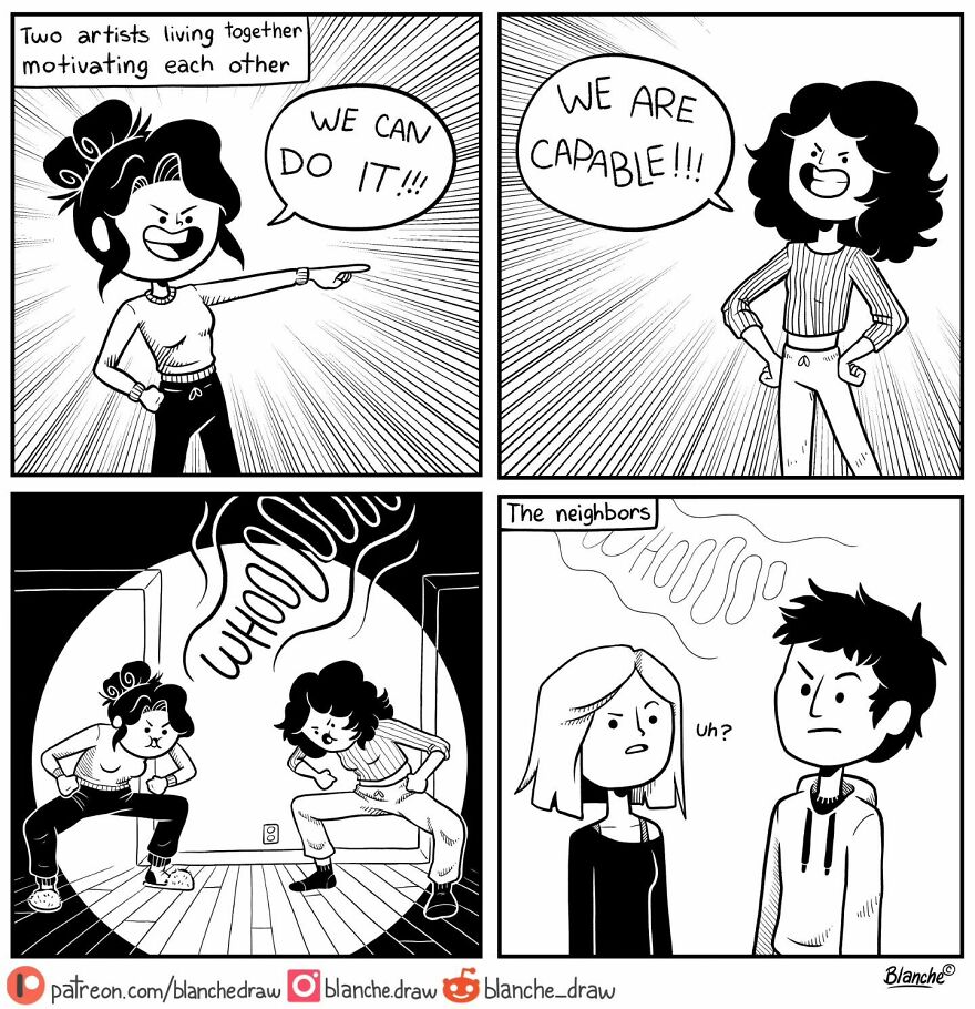 New Funny Comics Created By Blanche With Unexpected Endings