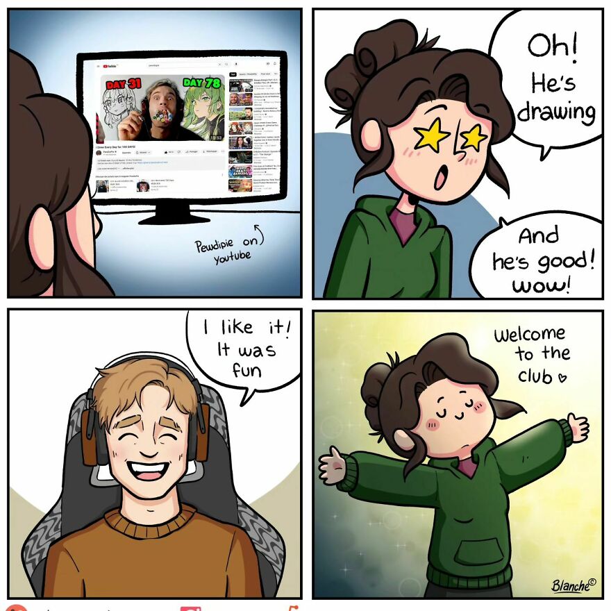 New Funny Comics Created By Blanche With Unexpected Endings