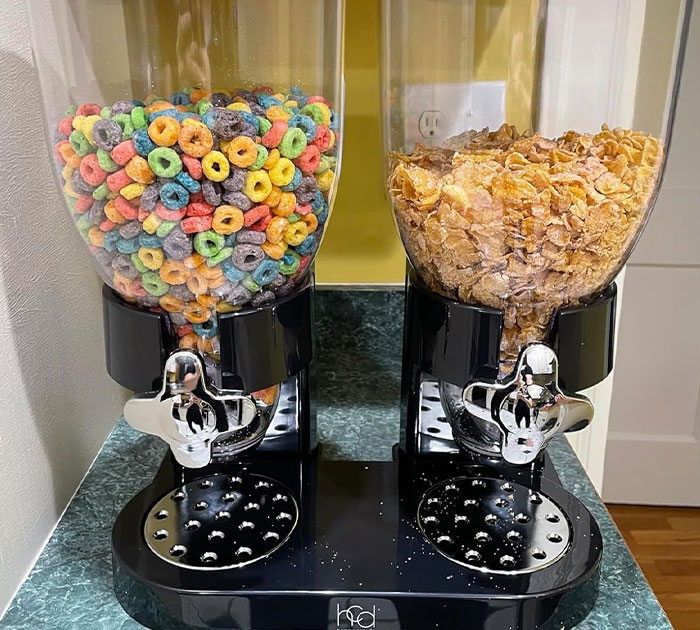 Never Deal With Messy Spills Again - The Dry Food Dispenser Is Your New Kitchen Sidekick!