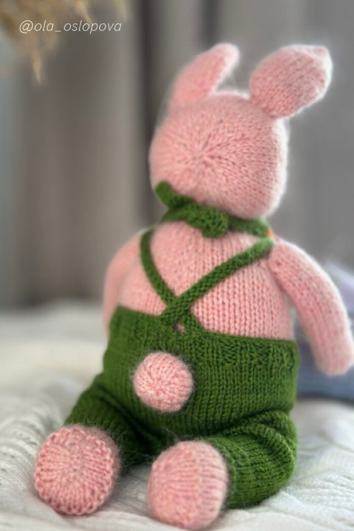 The Result Of My Little Bunny Knitting Pattern