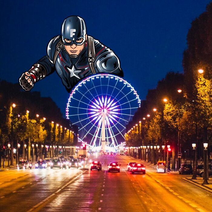 Illustration On A Photo By Robin Yala