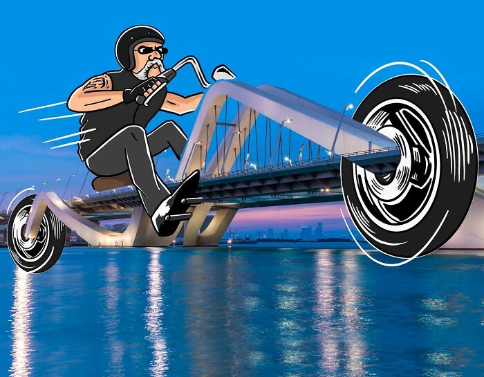 Illustration On A Photo By Robin Yala