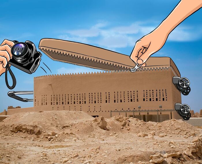 Illustration On A Photo By Robin Yala