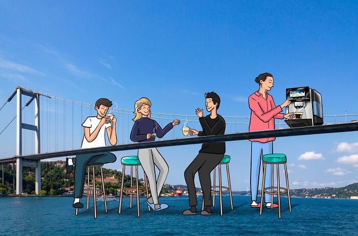 Illustration On A Photo By Robin Yala