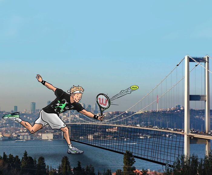 Illustration On A Photo By Robin Yala