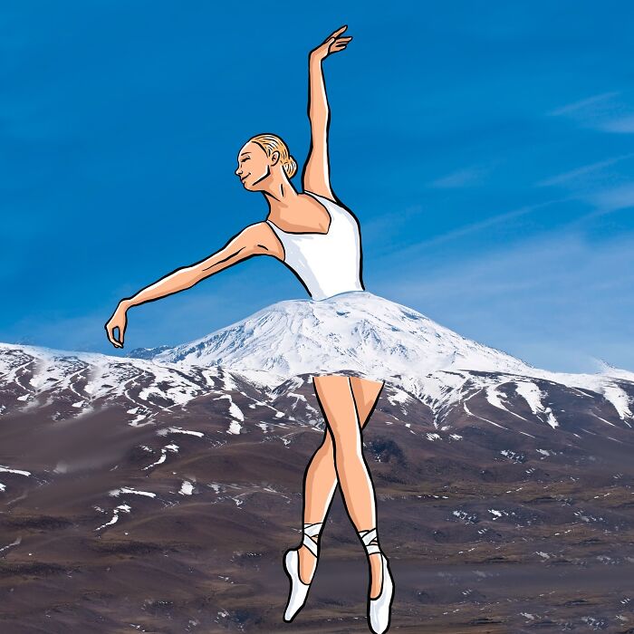 Illustration On A Photo By Robin Yala