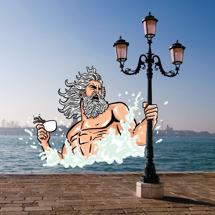 Illustration On A Photo By Robin Yala