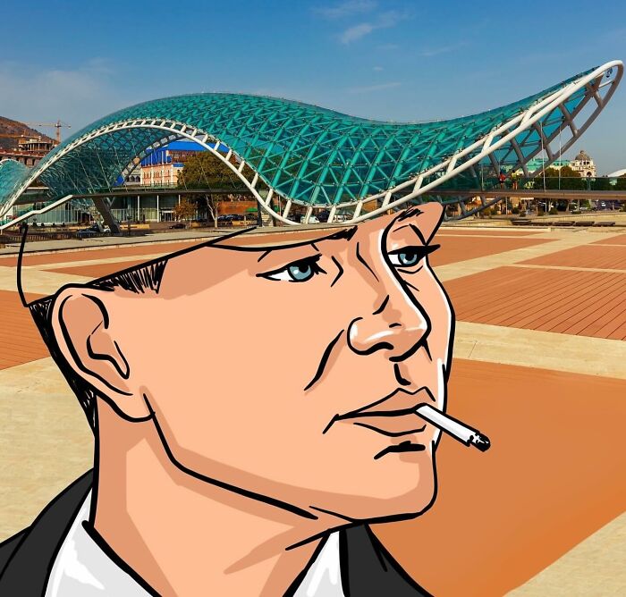 Illustration On A Photo By Robin Yala