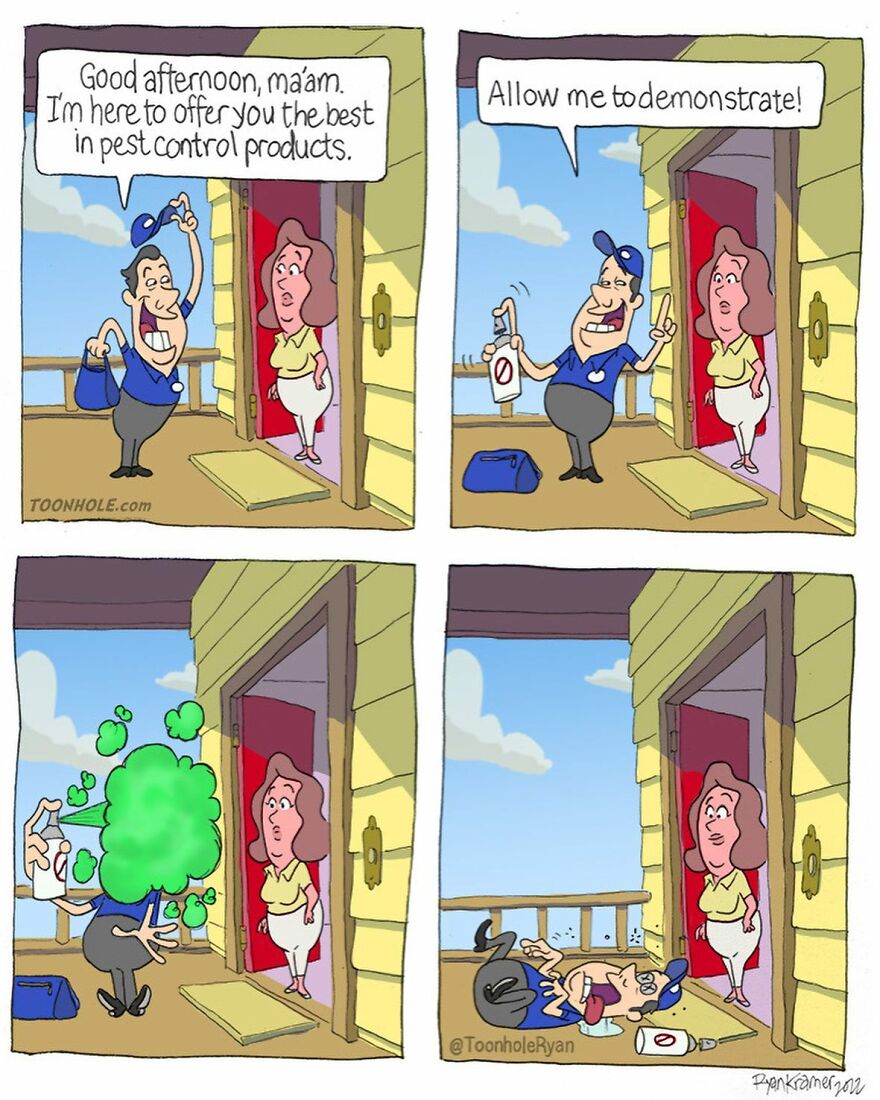 Ryan Kramer's Comics Poke Fun At Our Society (New Pics)