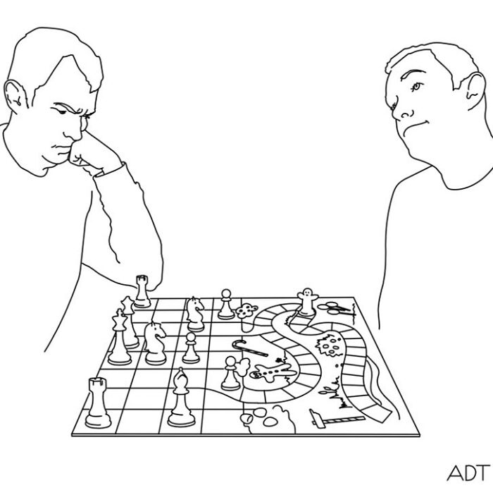 Single-Panel Comic By Adam Douglas Thompson