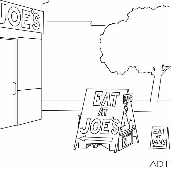 Single-Panel Comic By Adam Douglas Thompson