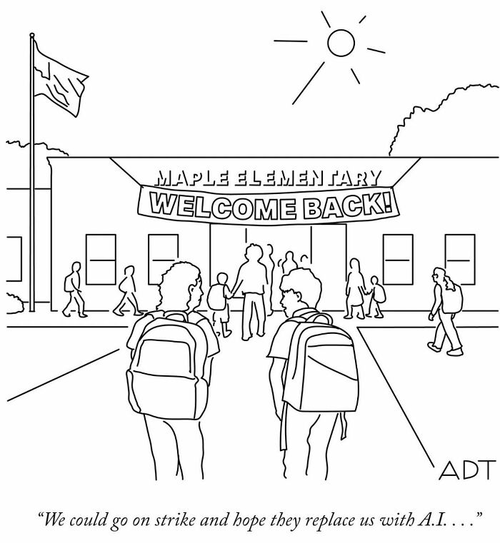 Single-Panel Comic By Adam Douglas Thompson