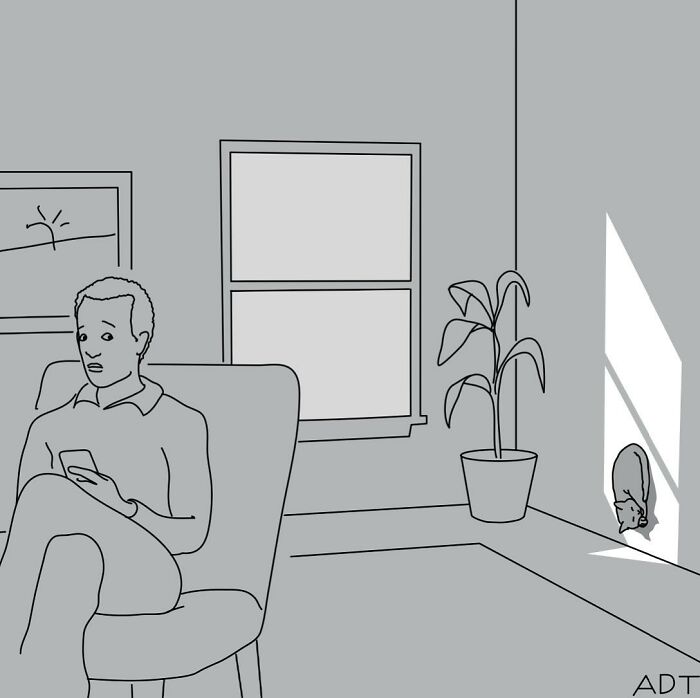 Single-Panel Comic By Adam Douglas Thompson