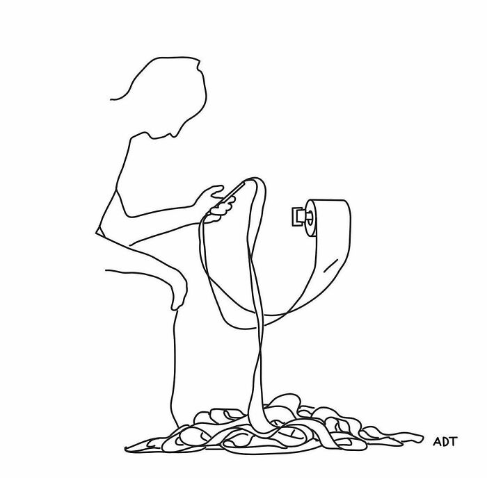 Single-Panel Comic By Adam Douglas Thompson