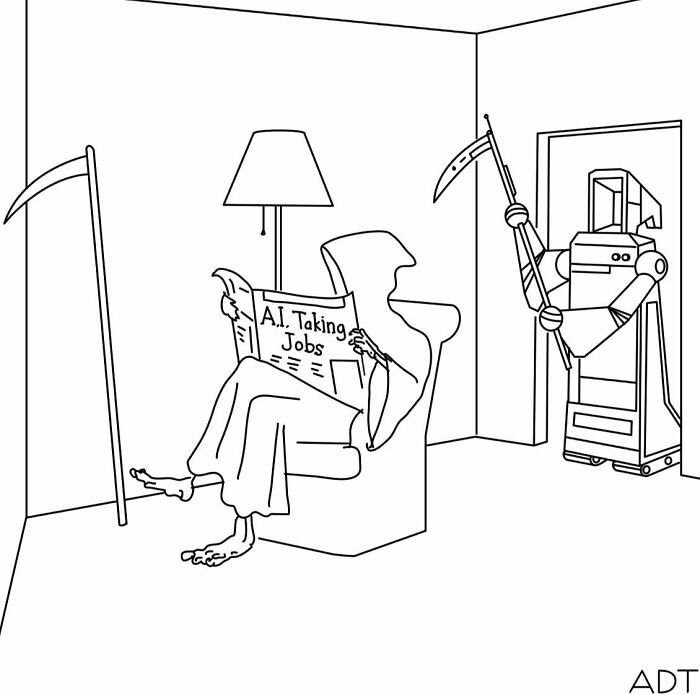 Single-Panel Comic By Adam Douglas Thompson