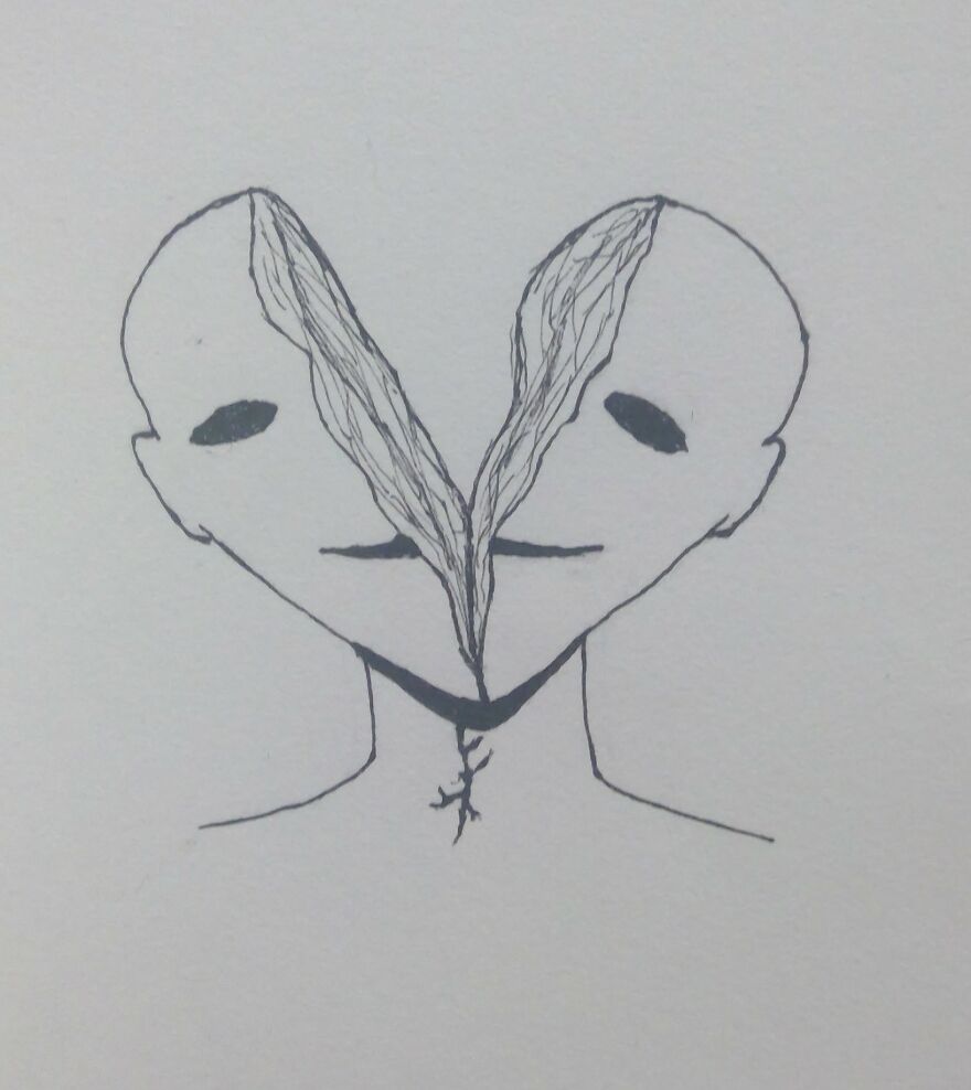 Sketches I've Done To Describe My Depression (6 Pics)