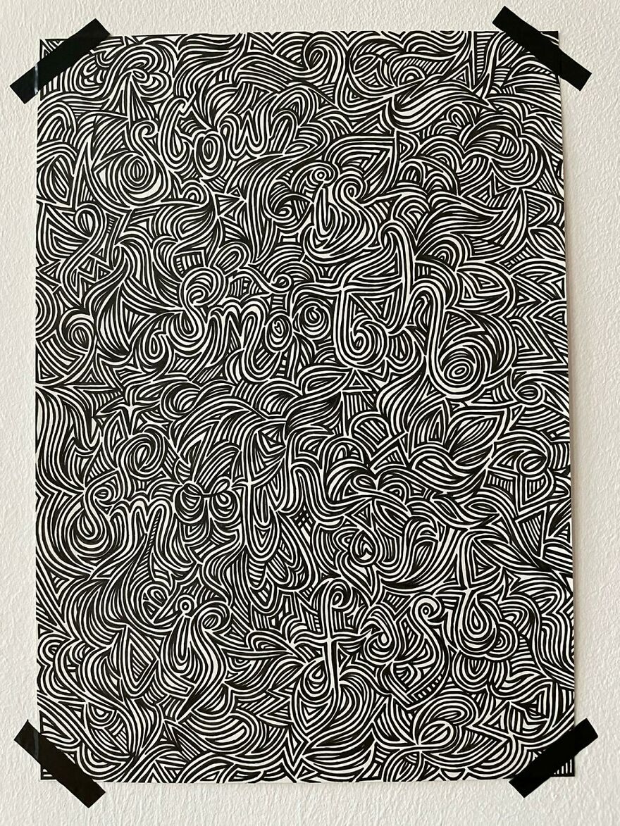 I Hide Quotes In My Doodles: Can You Spot What They Say?