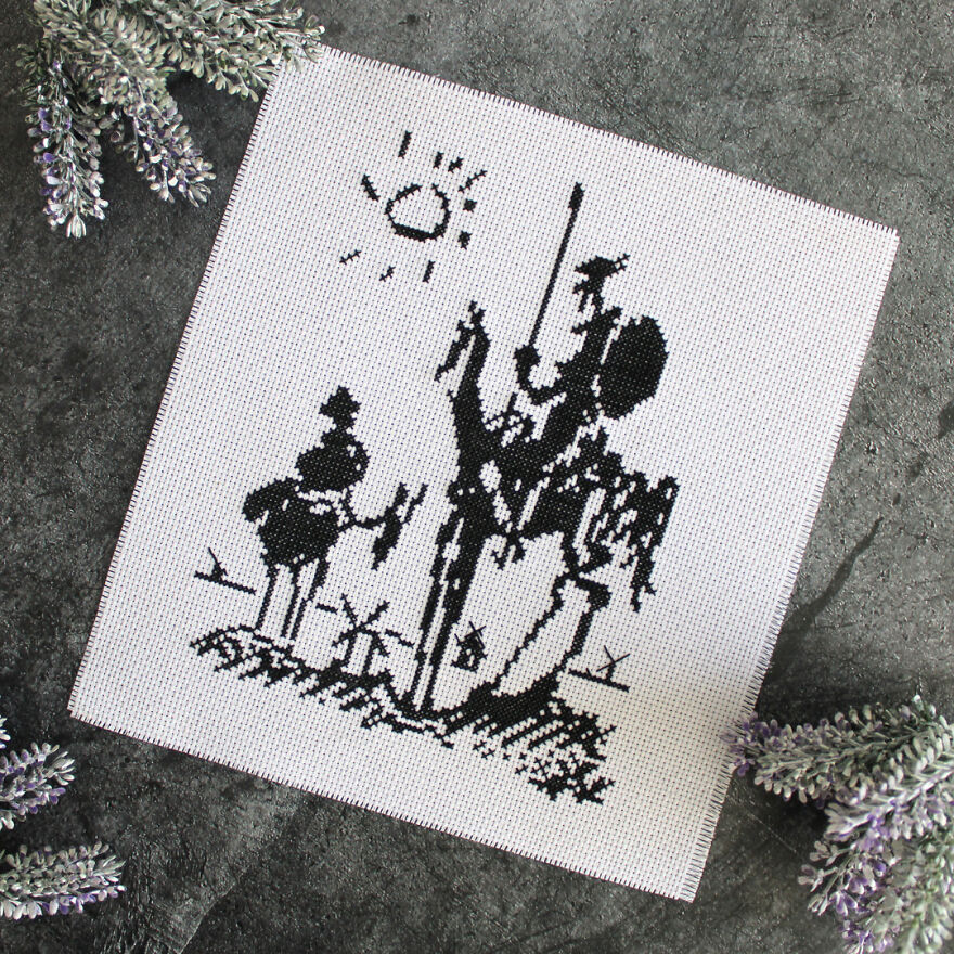 I Create Small And Simple Cross-Stitch Patterns (23 Pics)