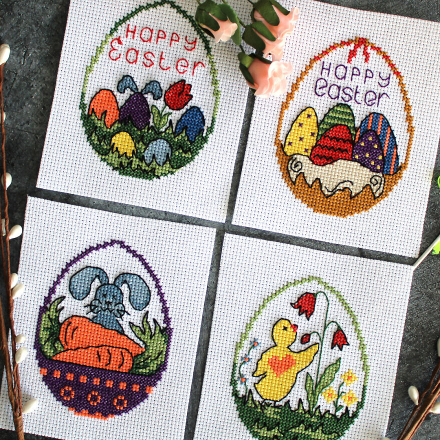 I Create Small And Simple Cross-Stitch Patterns (23 Pics)