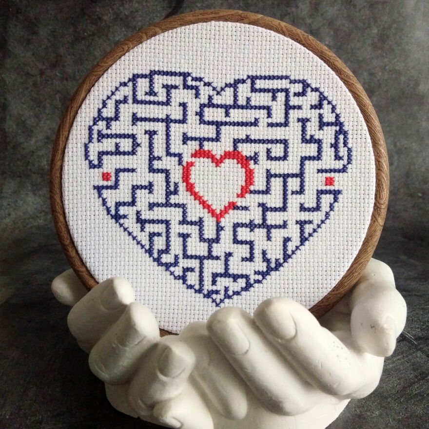 I Create Small And Simple Cross-Stitch Patterns (23 Pics)