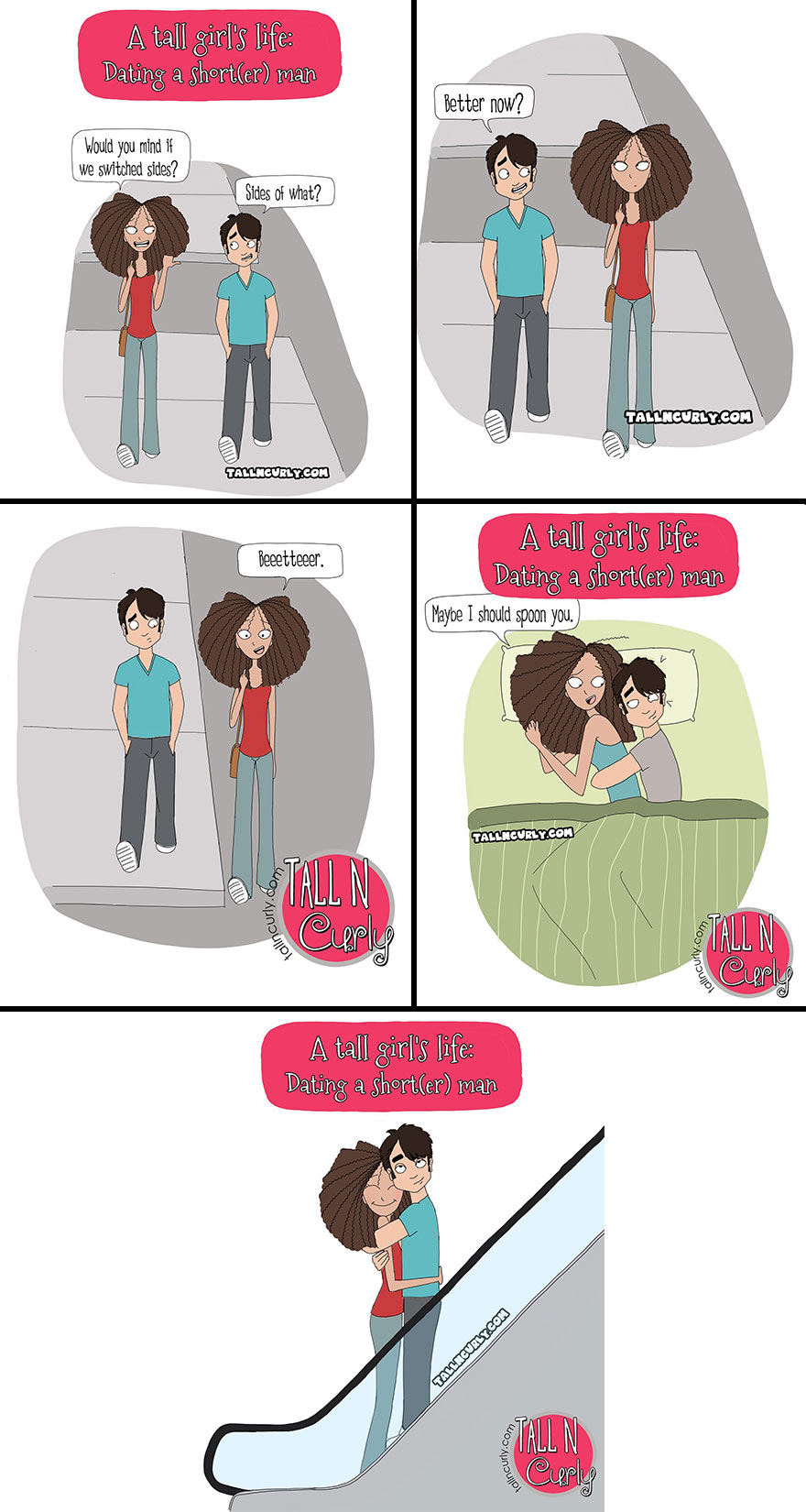 Tall N Curly Comic (New Pics)