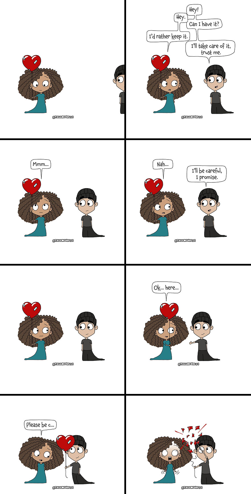 Tall N Curly Comic (New Pics)