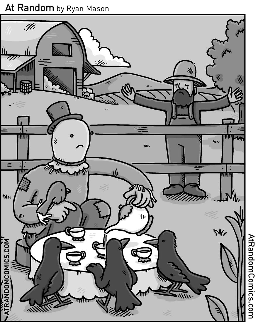 The Funniest Single-Panel Comics By Ryan Mason (New Pics)