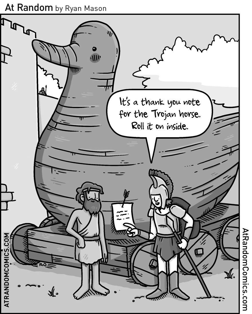 The Funniest Single-Panel Comics By Ryan Mason (New Pics)