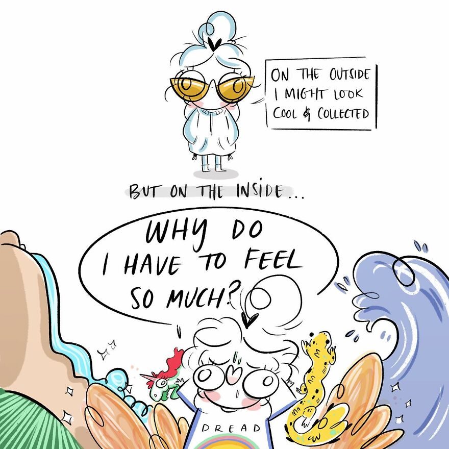 These Illustrations Depict The Temptations Of Being A Girl In Her 20s