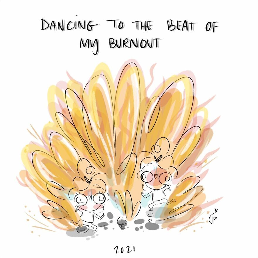 These Illustrations Depict The Temptations Of Being A Girl In Her 20s