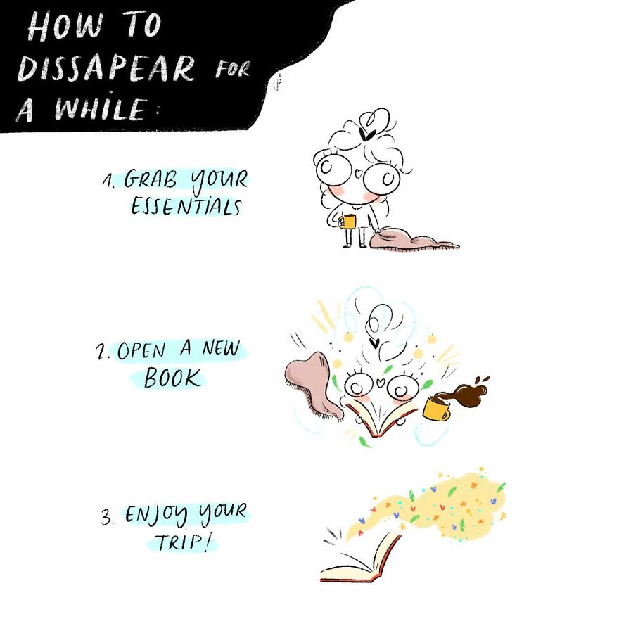 These Illustrations Depict The Temptations Of Being A Girl In Her 20s