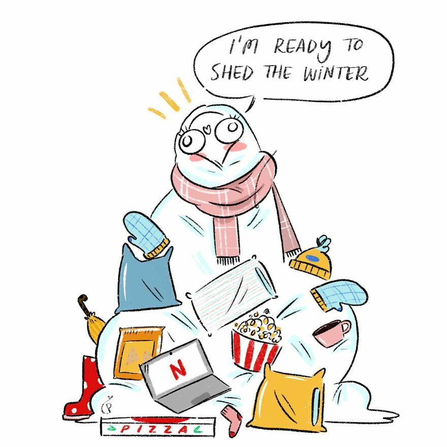 These Illustrations Depict The Temptations Of Being A Girl In Her 20s