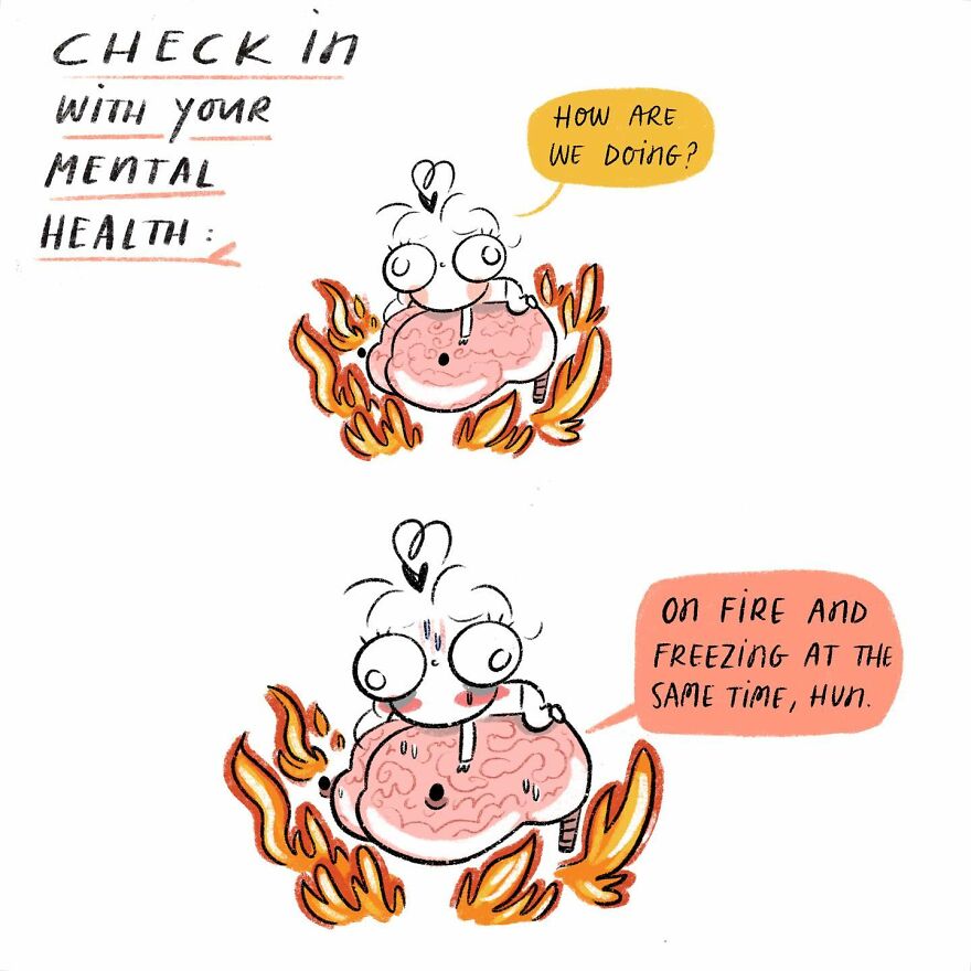 These Illustrations Depict The Temptations Of Being A Girl In Her 20s