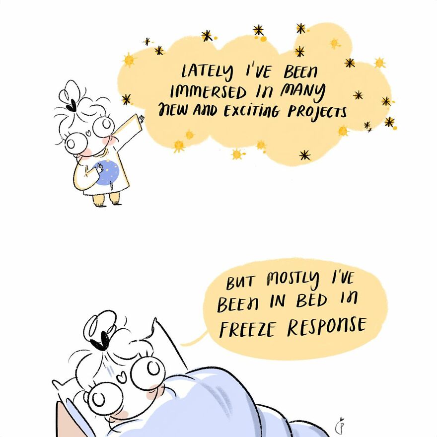 These Illustrations Depict The Temptations Of Being A Girl In Her 20s