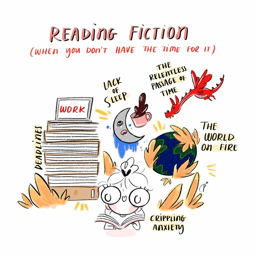 These Illustrations Depict The Temptations Of Being A Girl In Her 20s