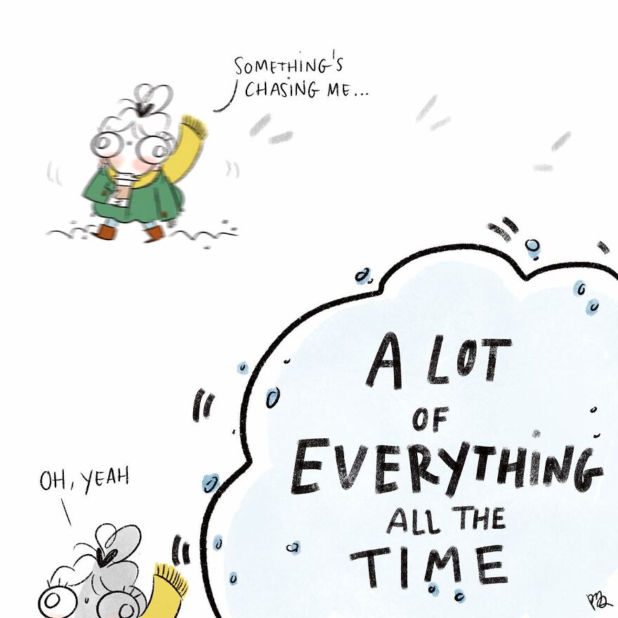 These Illustrations Depict The Temptations Of Being A Girl In Her 20s