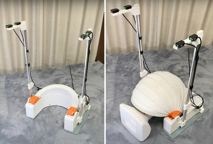 Here’s A Unique Gadget Created By This Guy to Protect Heads While Using Phones in Bed Here’s A Unique Gadget Created By This Guy to Protect Heads While Using Phones in Bed