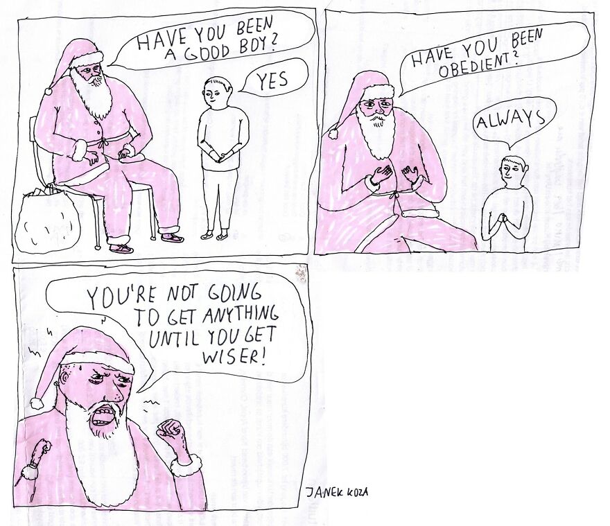 Ugly Art For Ugly Times: Bizarre Cartoons By Janek Koza (New Pics)