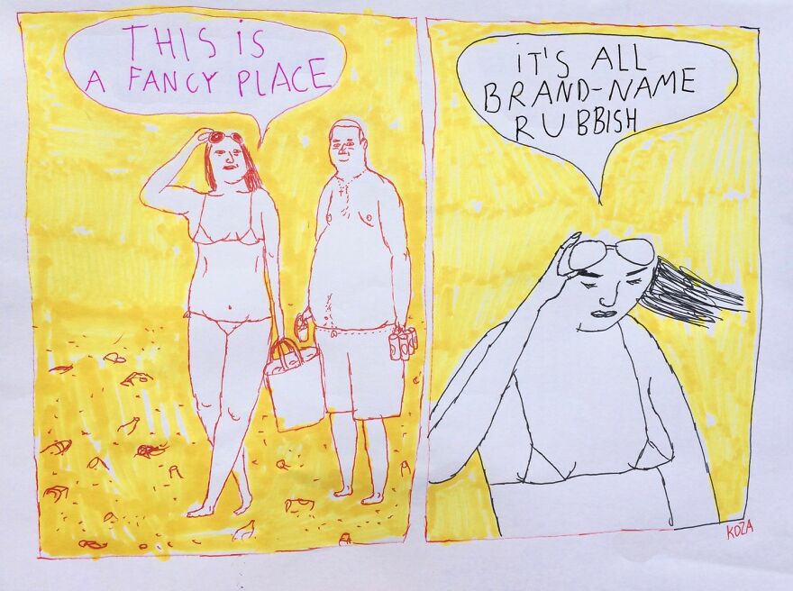 Ugly Art For Ugly Times: Bizarre Cartoons By Janek Koza (New Pics)