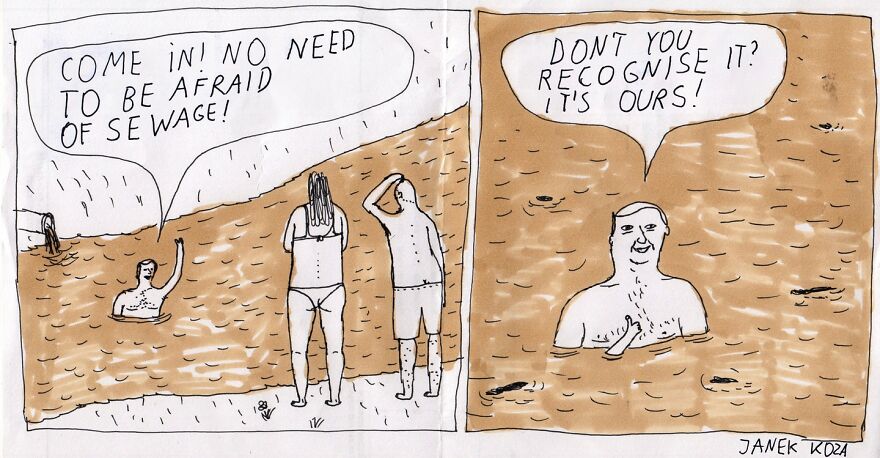 Ugly Art For Ugly Times: Bizarre Cartoons By Janek Koza (New Pics)