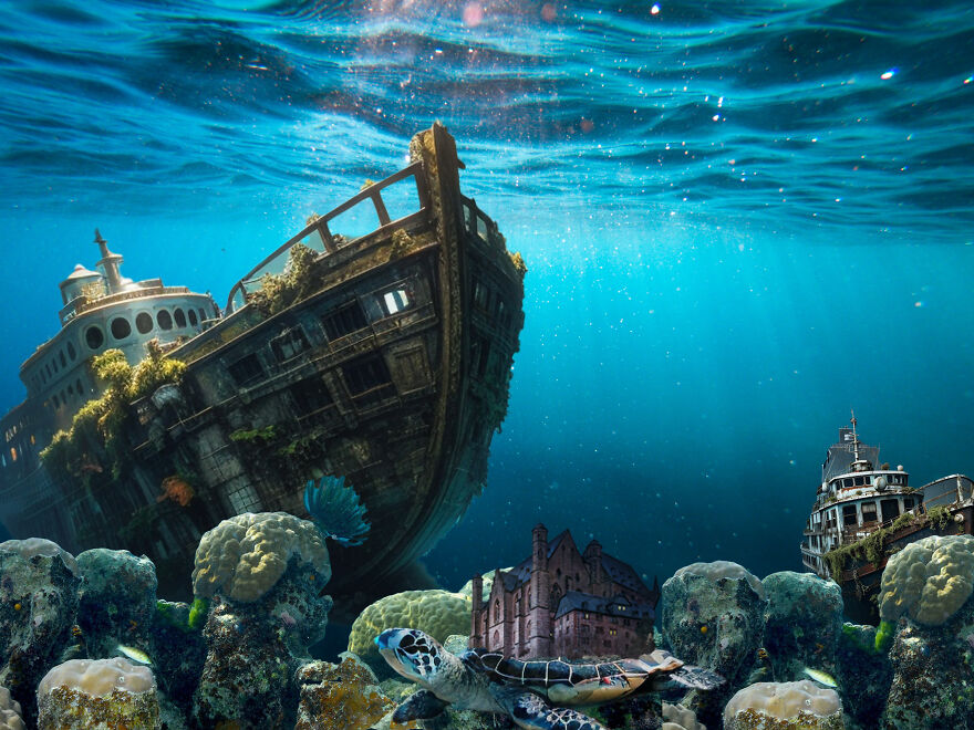 "Underwater Matte Painting"