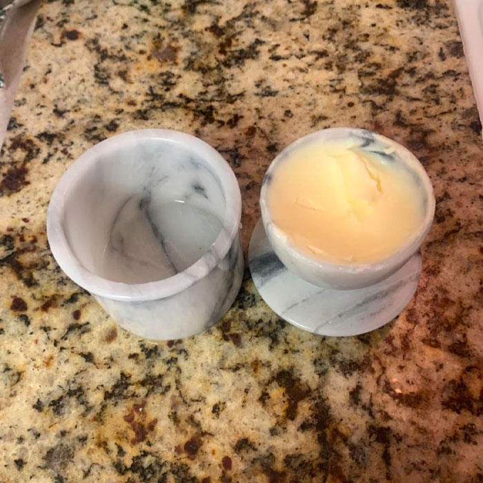 Indulge In Elegance With Radicaln Marble Butter Keeper: Handcrafted French Butter Storage Crock For Stylish And Functional Kitchenware